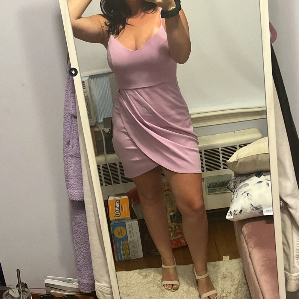 Lilac Bodycon Dress - Size M - Picture 2 of 3